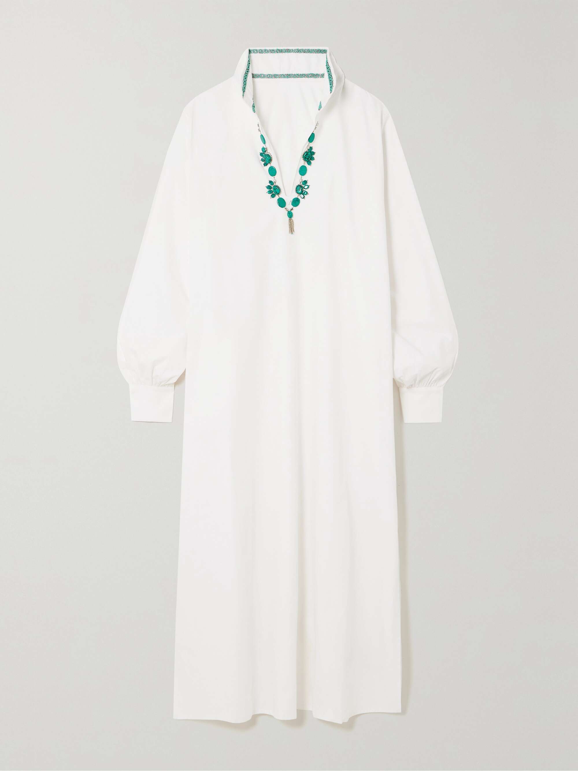 FORTELA Abbas embellished cotton kaftan