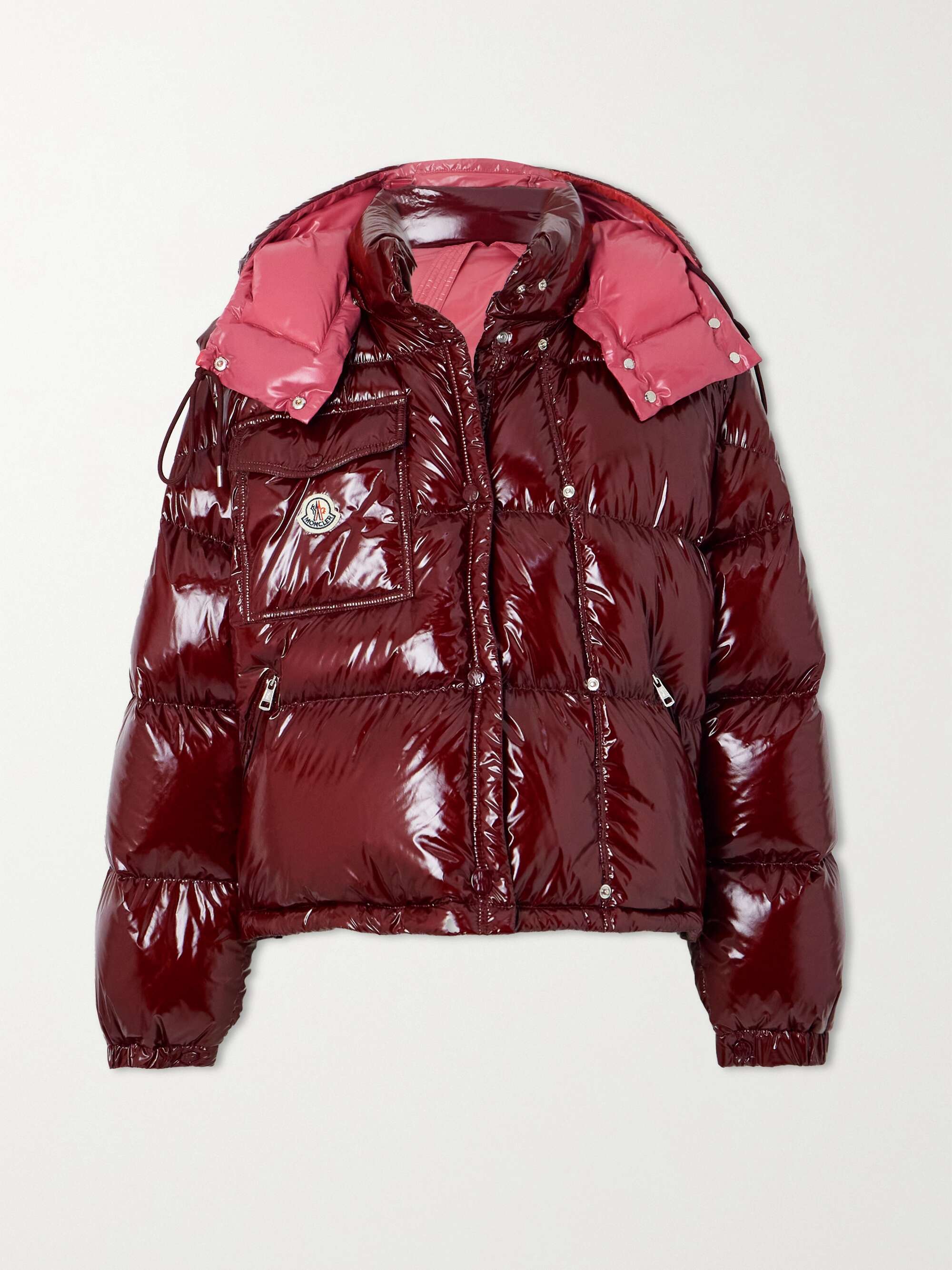 MONCLER Karakorum convertible hooded quilted glossed ripstop down