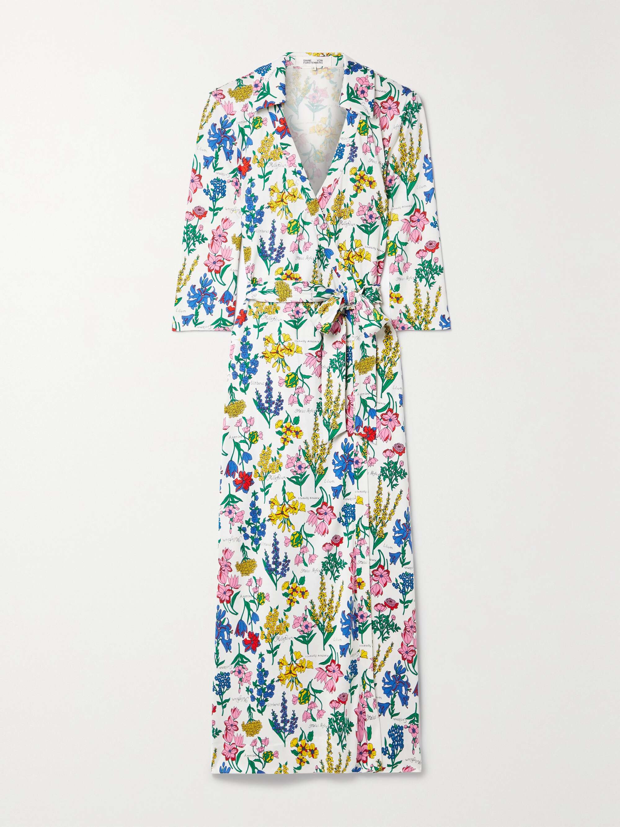 Abigail silk hotsell jersey wrap dress