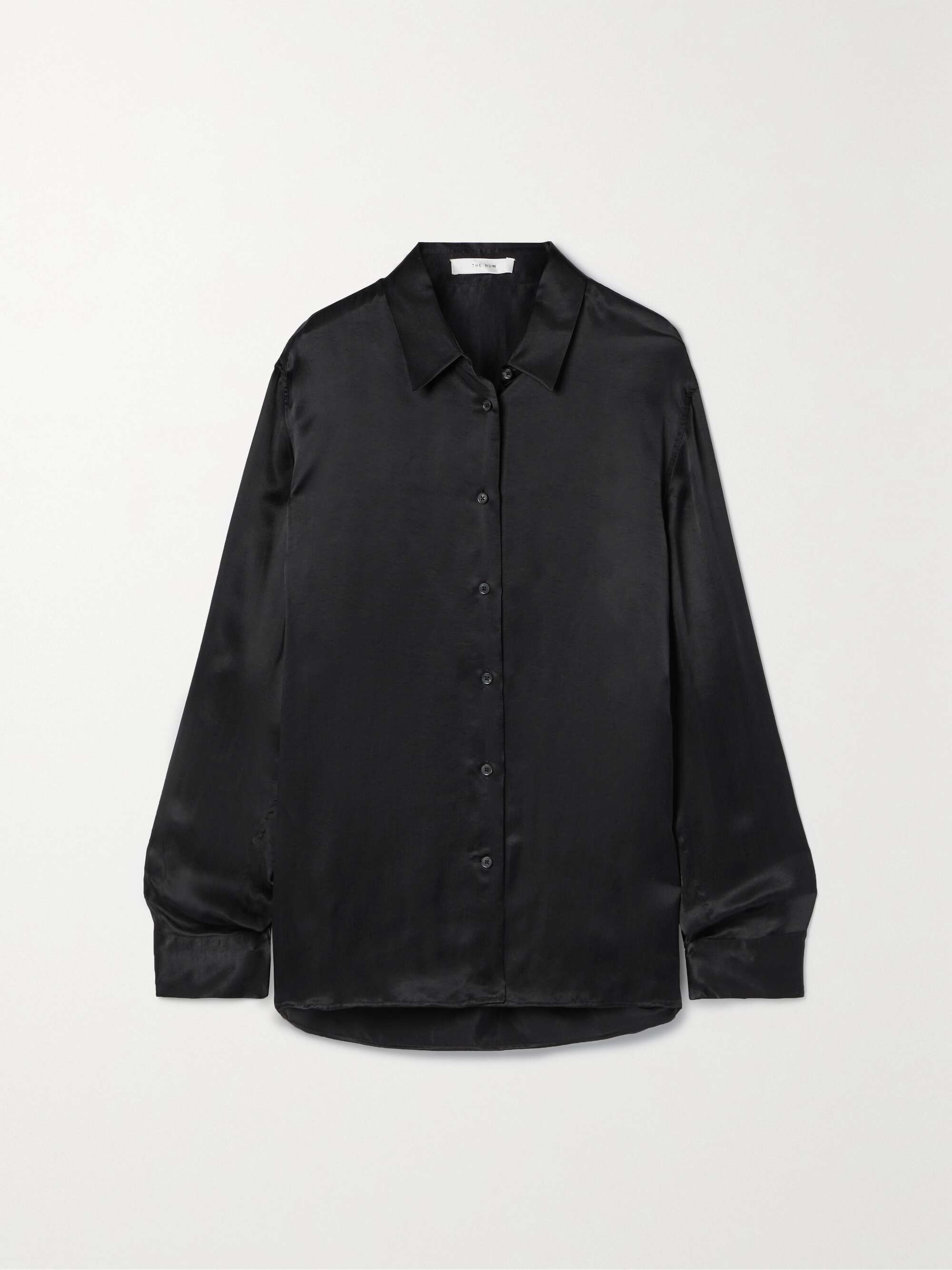 THE ROW サテン オーバーサイズシャツ NET-A-PORTER