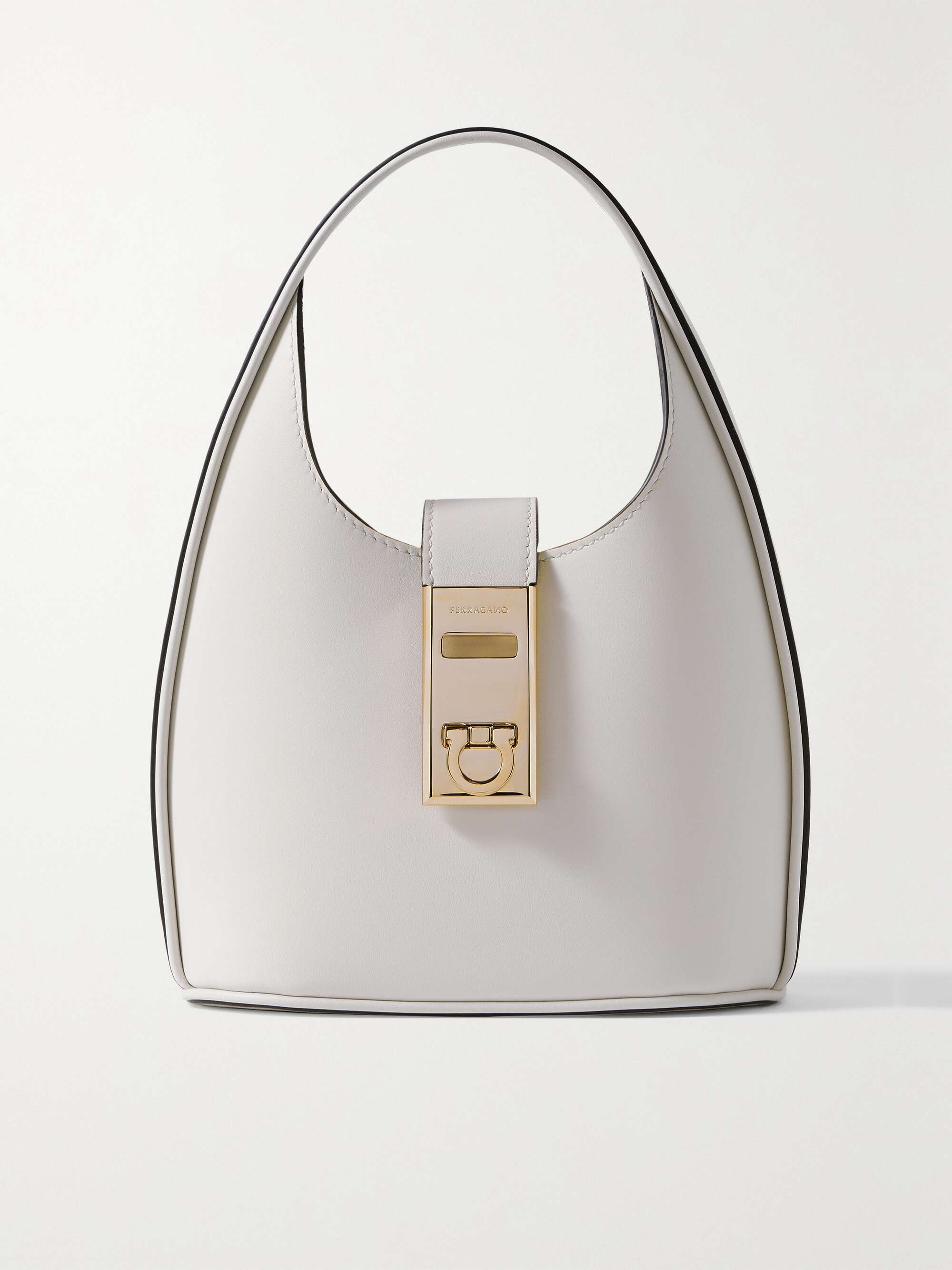 Ferragamo Gancini Mini Leather Bucket Bag