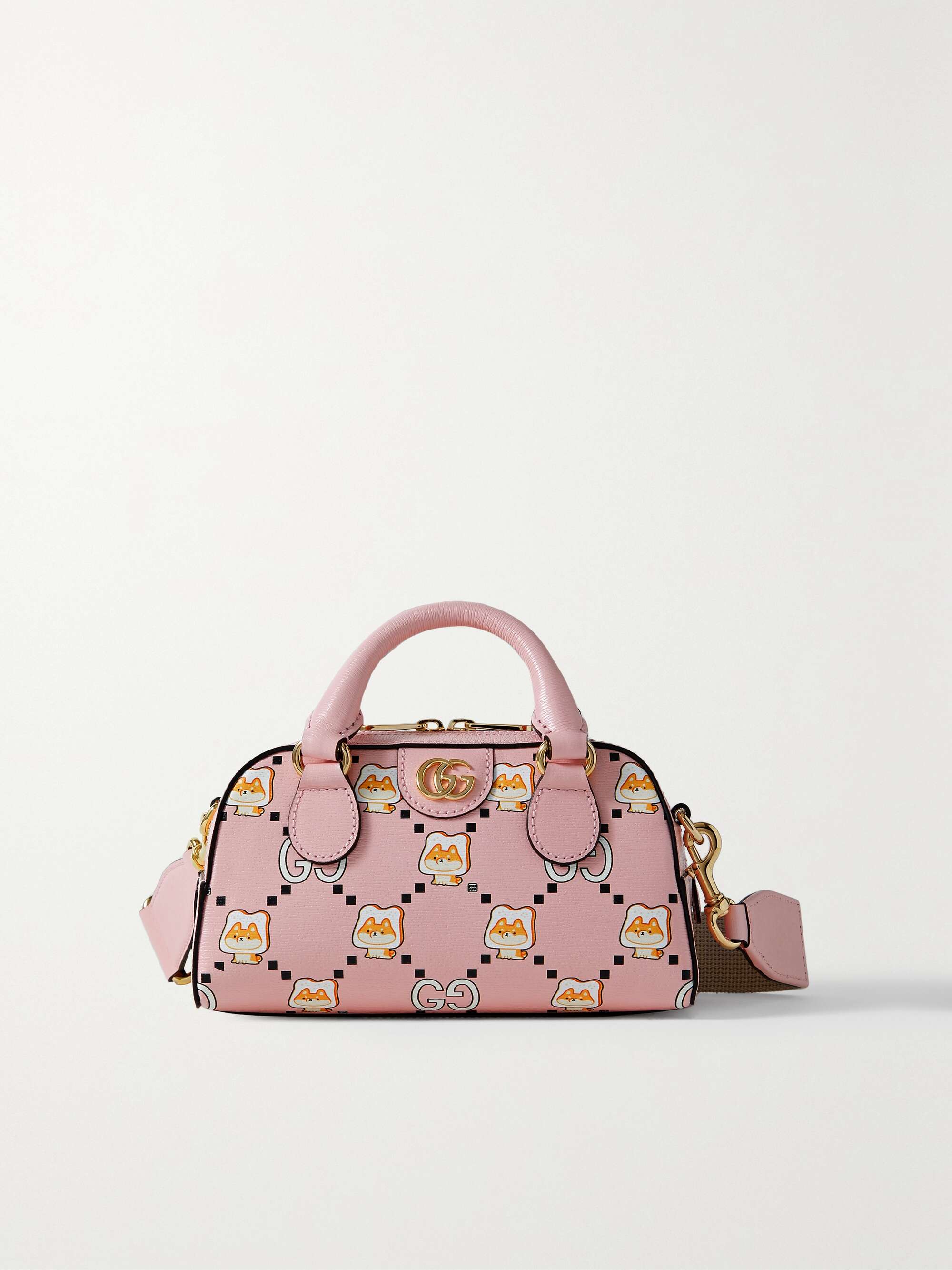 GUCCI Kawaii Ophidia mini leather shoulder | NET-A-PORTER