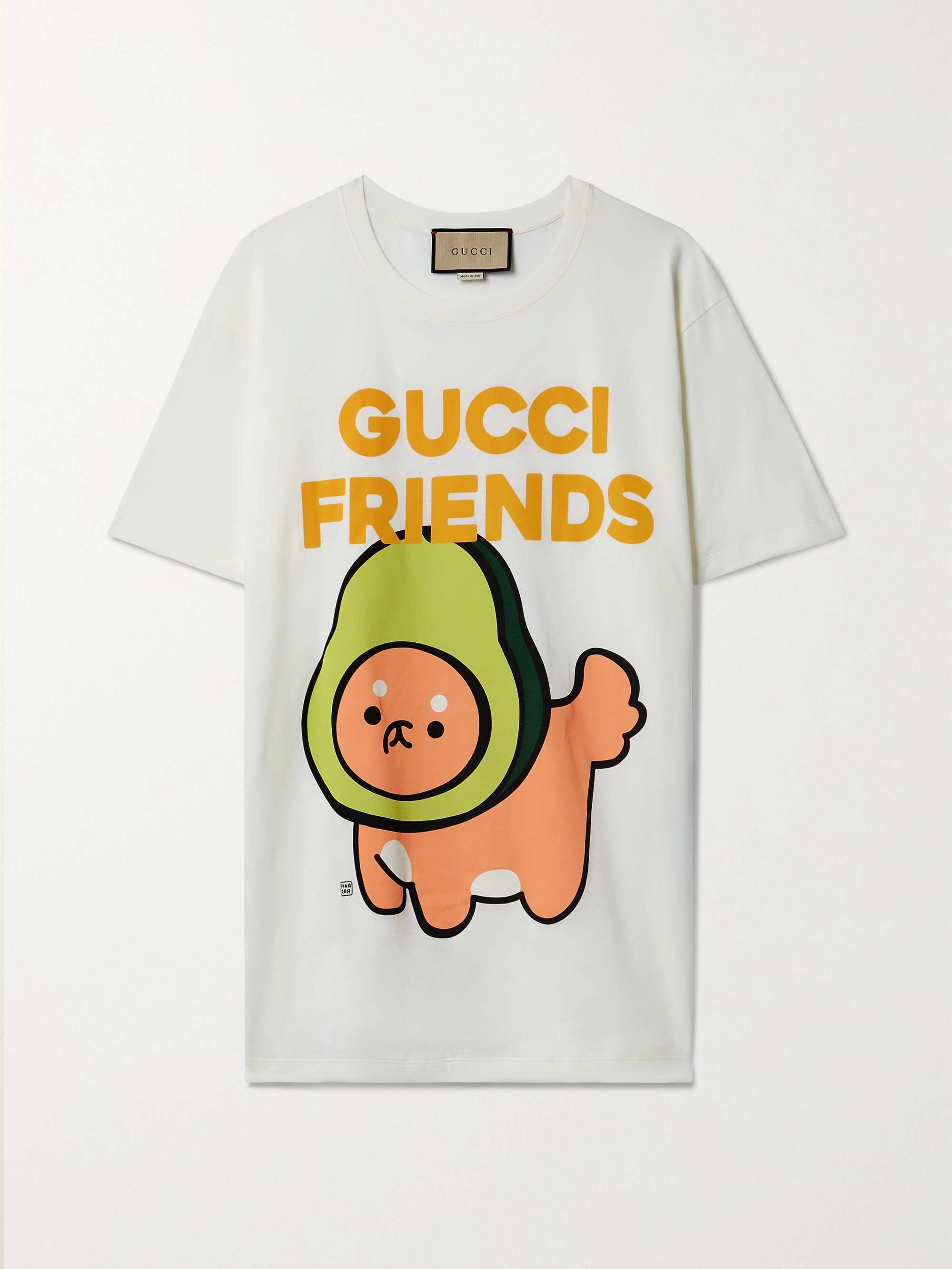 コットンジャージー Tシャツ プリント入り