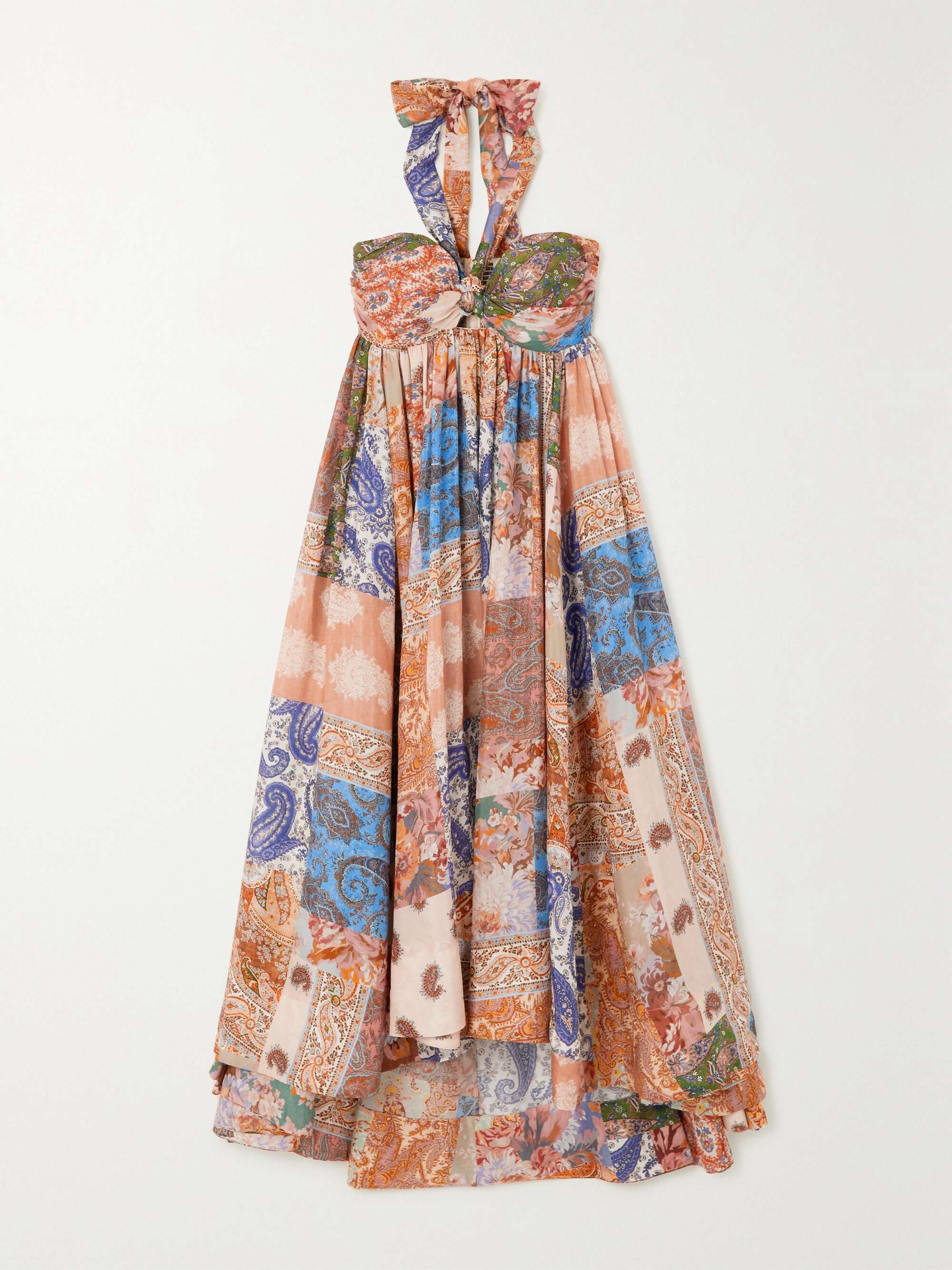 ジマーマン レディース ワンピース トップス Devi halter-neck silk