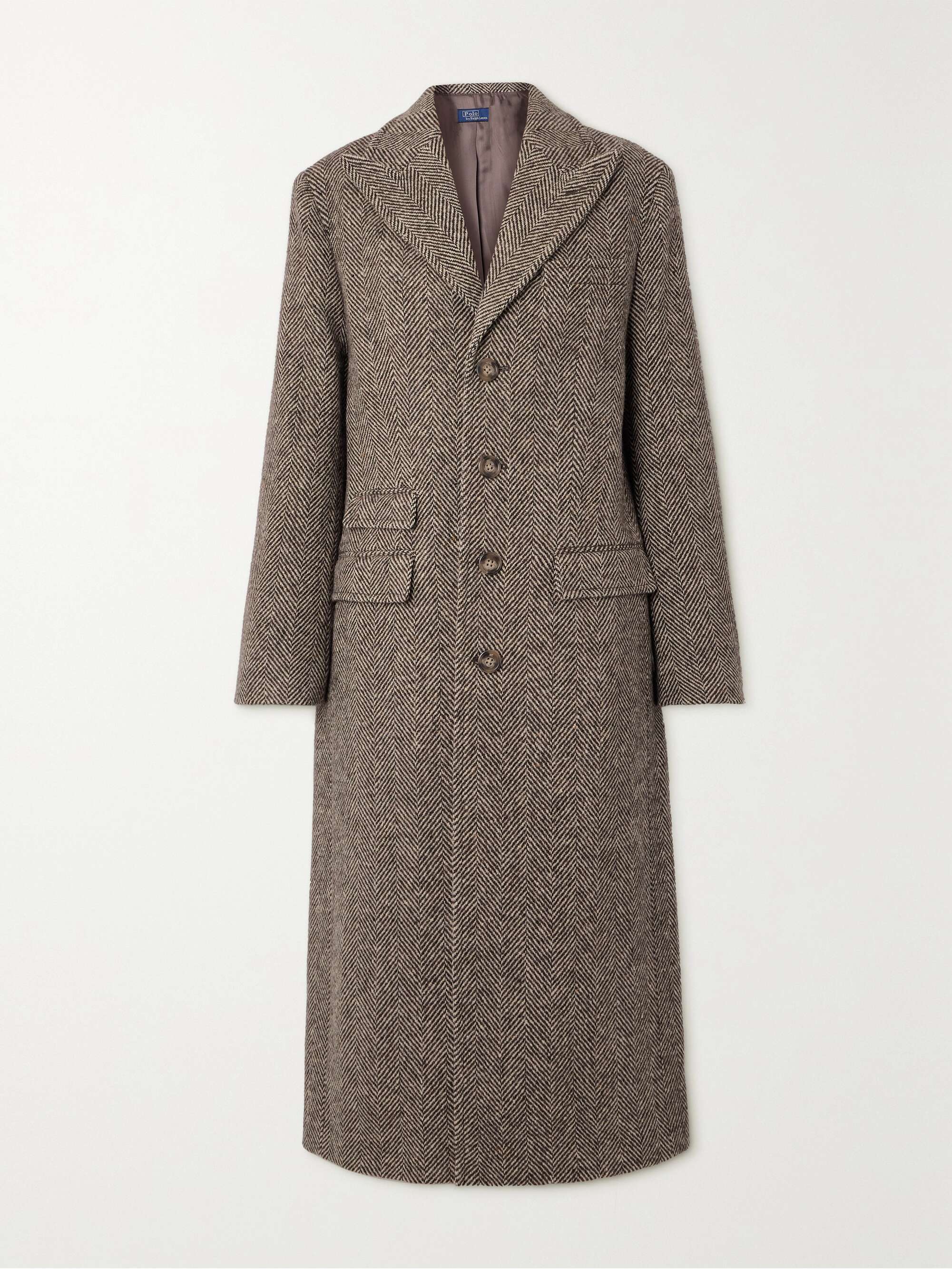 POLO RALPH LAUREN Herringbone wool coat | NET-A-PORTER