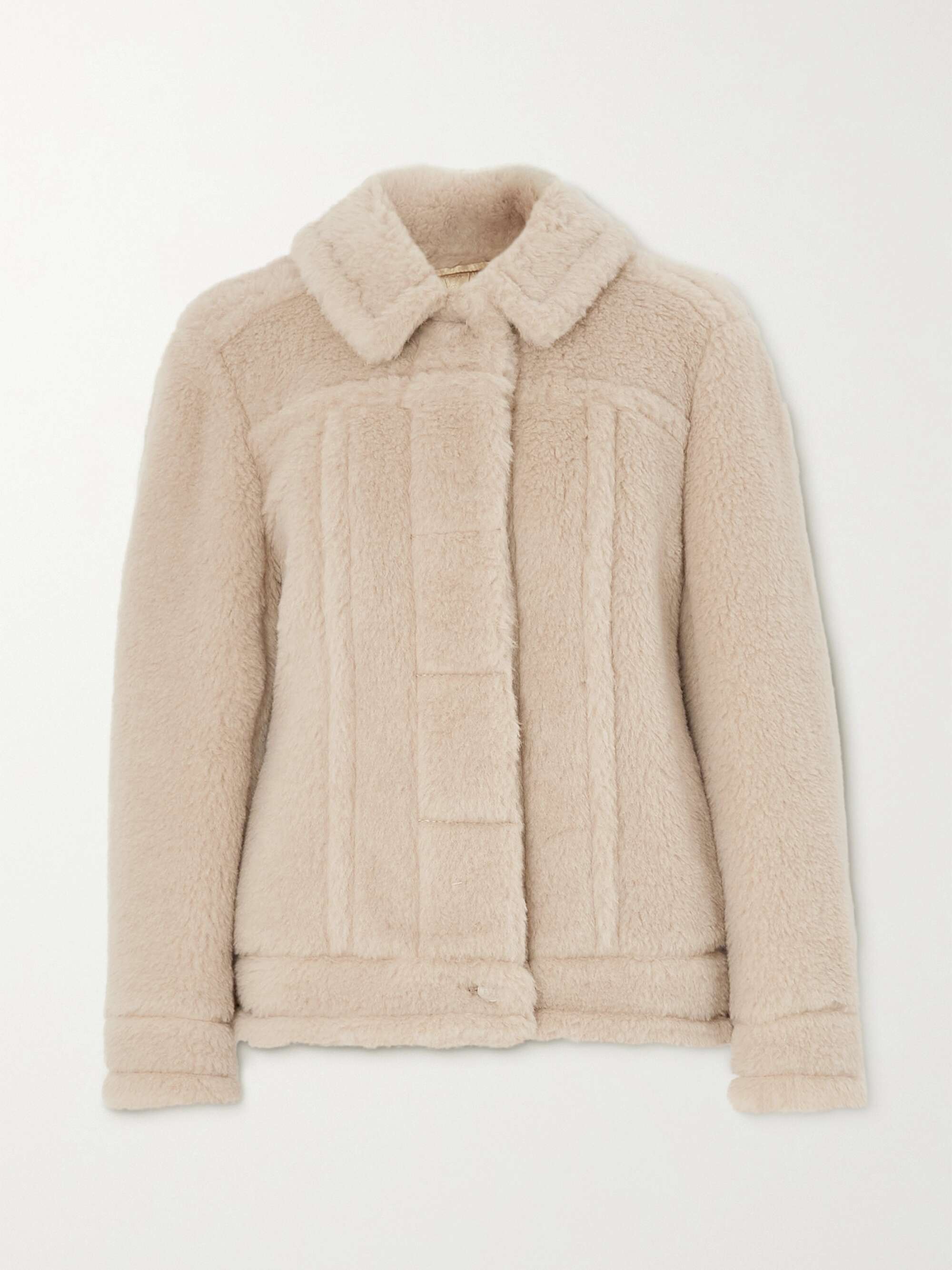 MAX MARA Teddino alpaca, wool and silk-blend jacket | NET-A-PORTER