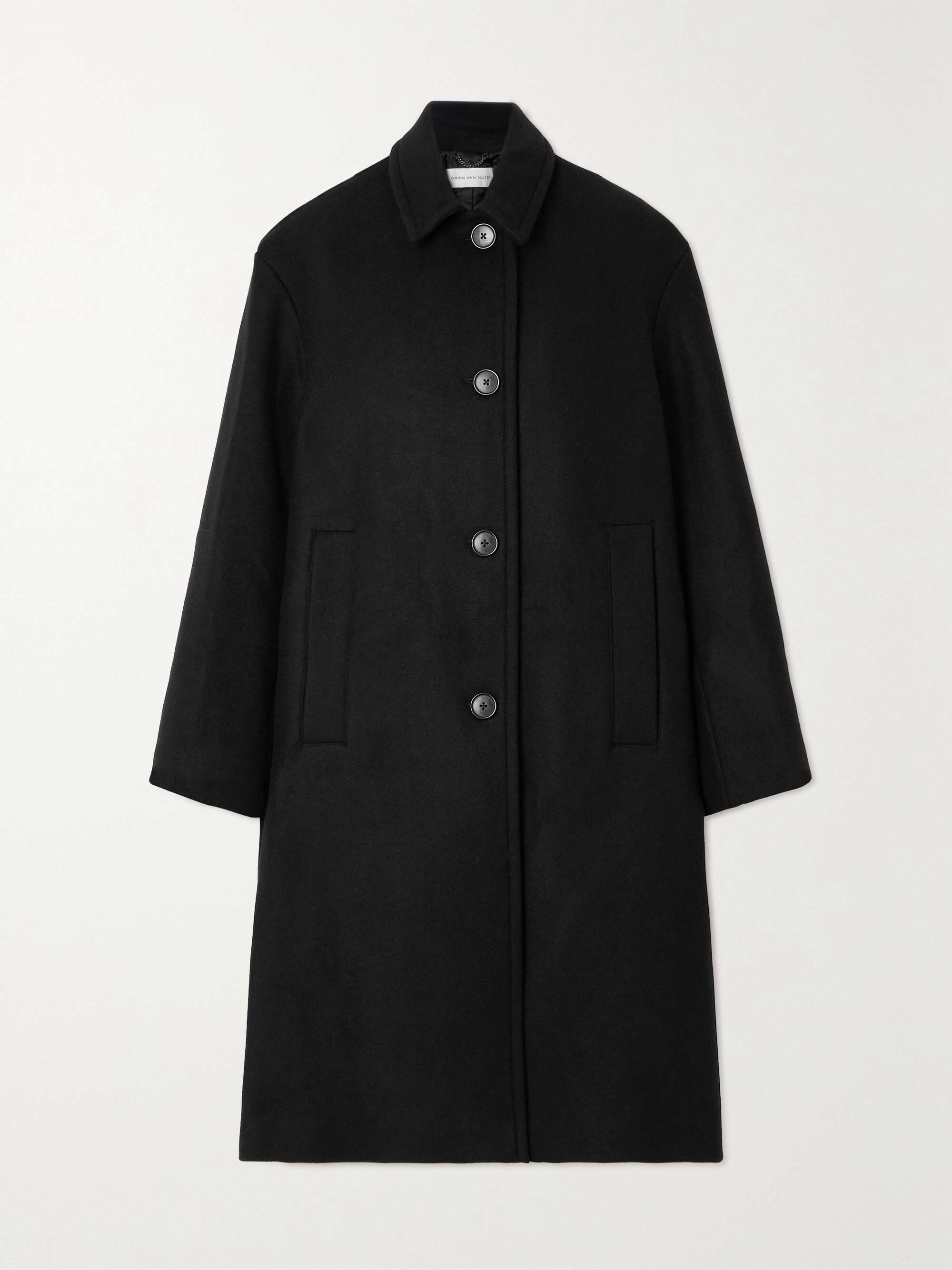 DRIES VAN NOTEN Wool-blend coat | NET-A-PORTER