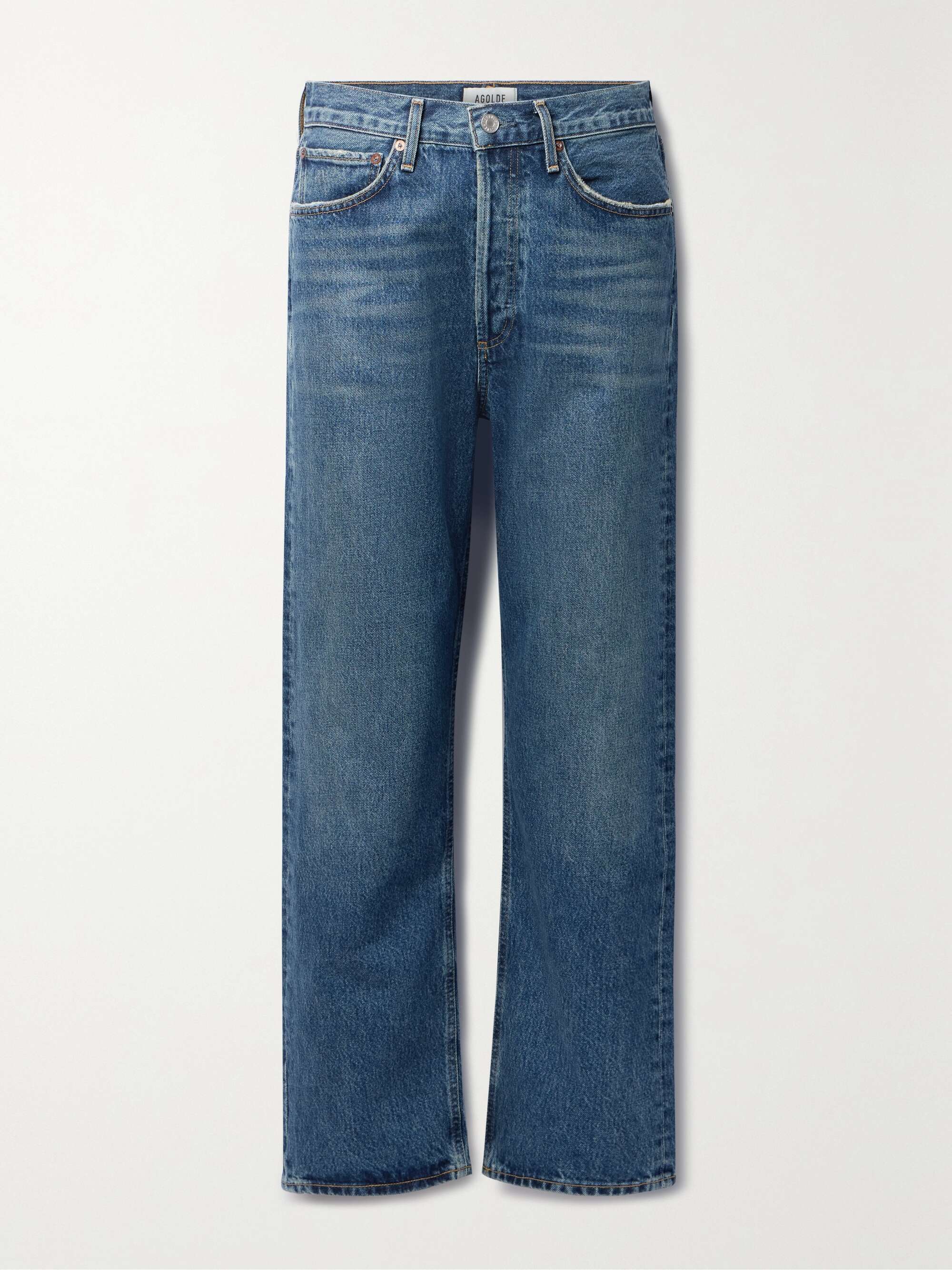 + NET SUSTAIN '90s mid-rise straight-leg organic jeans