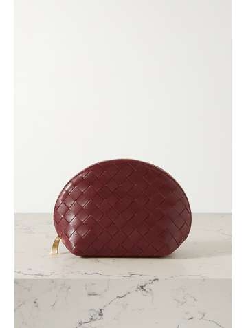 BOTTEGA VENETA Trousse à maquillage en cuir intrecciato