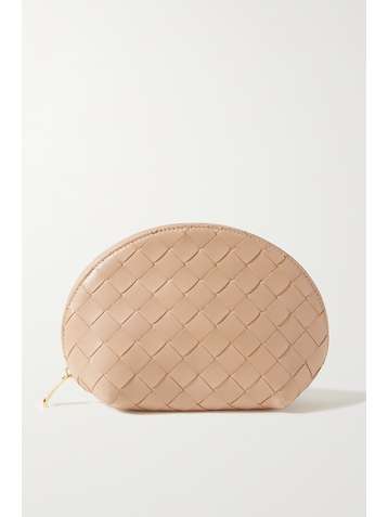 BOTTEGA VENETA Intrecciato leather cosmetics case