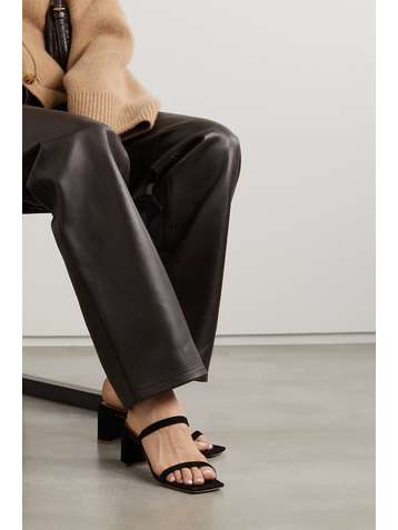 BY FAR Tanya suede mules