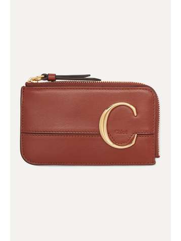 CHLOÉ Porte-cartes en cuir Chloé C