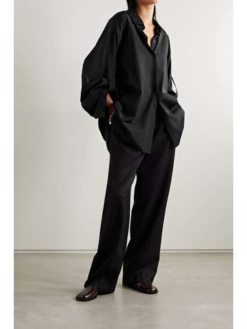 THE ROW Chemise oversize en popeline de coton Elden