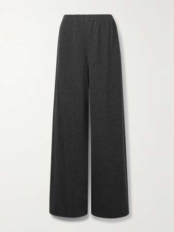 THE ROW Pantalon large en cachemire mélangé Leopolda