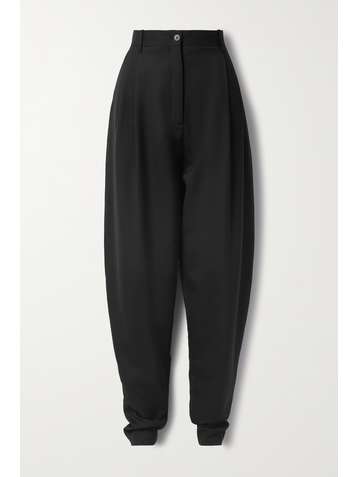THE ROW Pantalon fuselé en laine mélangée à plis Malu