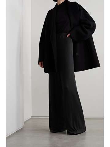 THE ROW Pantalon large en jersey de TENCEL mélangé Doi