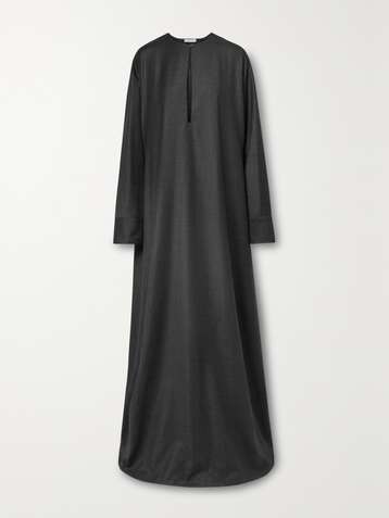 THE ROW Robe longue oversize en laine Aubra