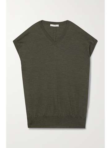 THE ROW Pull sans manches en laine mérinos Dawn