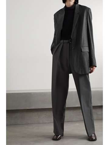 THE ROW Blazer en flanelle de laine Dustina