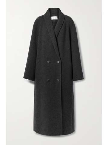 THE ROW Manteau en laine et cachemire mélangés brossés Fleur