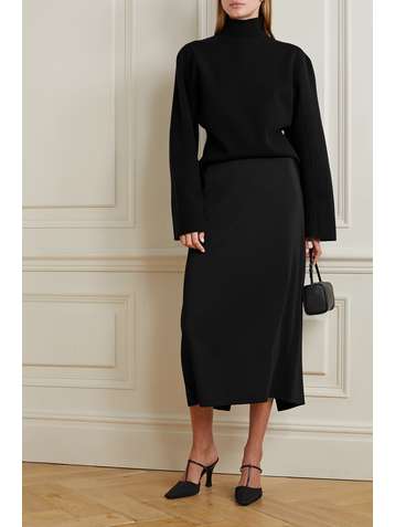 THE ROW Jupe midi en cady stretch Ima