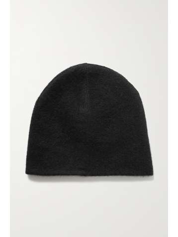 THE ROW Dagen brushed cashmere and silk-blend beanie