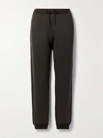 THE ROW Desya organic cotton-jersey track pants