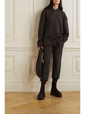 THE ROW Desya organic cotton-jersey track pants