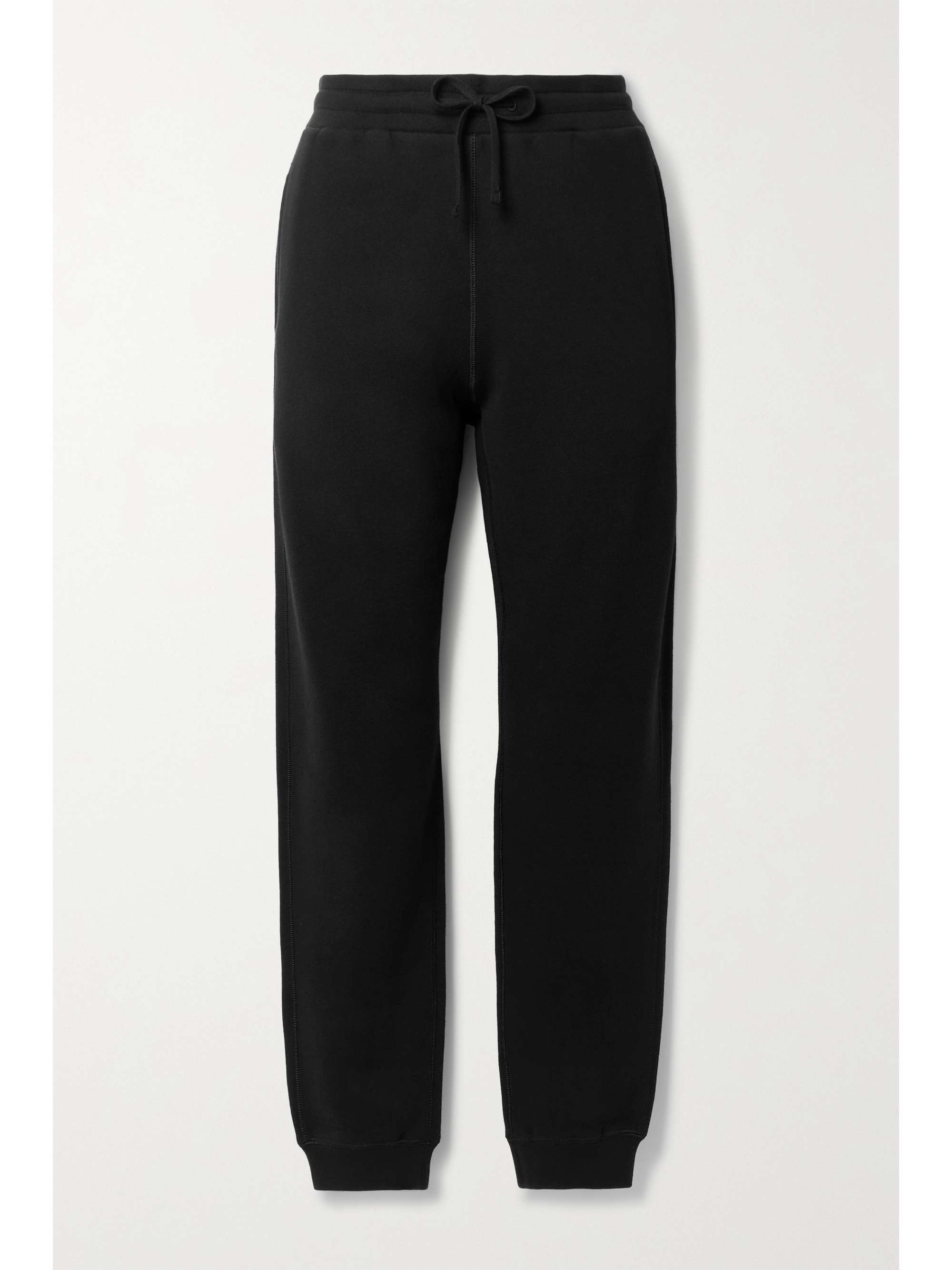Black Desya organic cotton-jersey track 