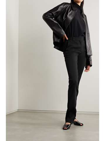THE ROW Idra stretch-crepe straight-leg pants