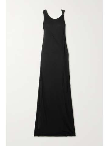 ANN DEMEULEMEESTER Knotted cotton-jersey maxi dress