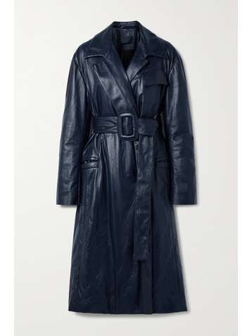 PROENZA SCHOULER Belted leather trench coat