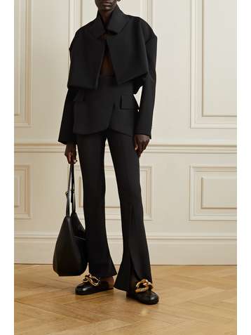 A.W.A.K.E. MODE Transformer convertible crepe jacket