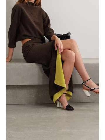 PROENZA SCHOULER Cutout brushed-twill maxi dress