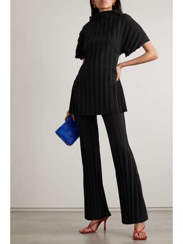 A.W.A.K.E. MODE Pleated crepe straight-leg pants