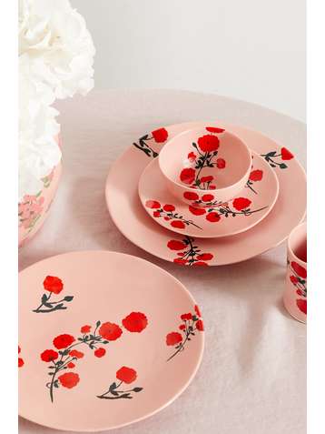 BERNADETTE Set of two 29cm ceramic dinner plates
