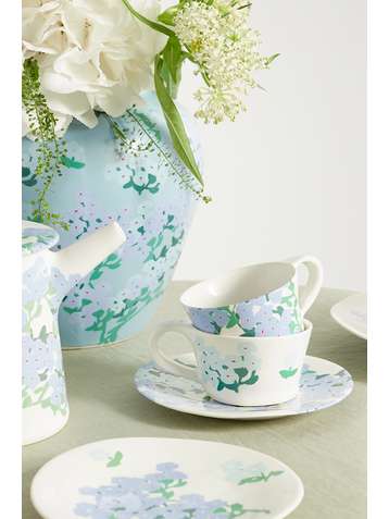 BERNADETTE Set of two ceramic cups and saucers