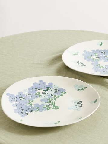 BERNADETTE Set of two 29cm ceramic dinner plates