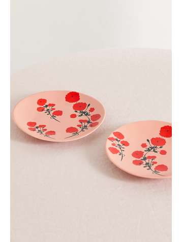 BERNADETTE Set of two 19cm ceramic side plates