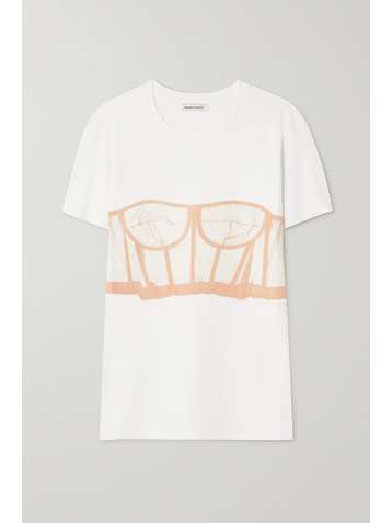 ALEXANDER MCQUEEN T-Shirt aus Baumwoll-Jersey mit Print