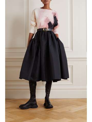 ALEXANDER MCQUEEN Pullover aus einer bedruckten Wollmischung