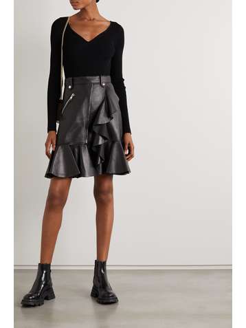 ALEXANDER MCQUEEN Ribbed-knit sweater