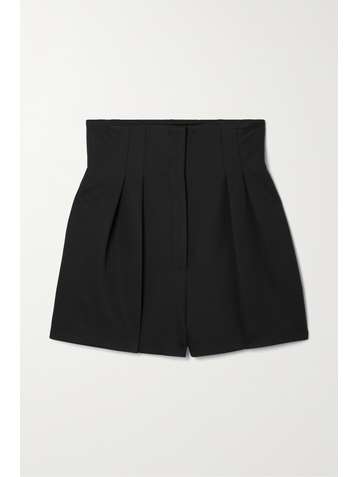 FENDI Pleated piqué shorts