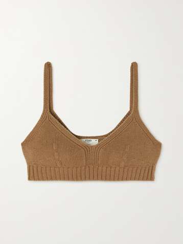 FENDI Brassière en cachemire