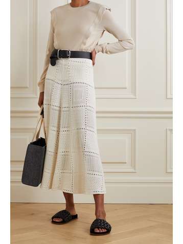 CHLOÉ Scalloped wool sweater