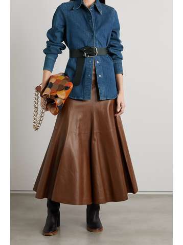 CHLOÉ + NET SUSTAIN recycled denim shirt