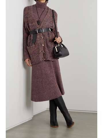 CHLOÉ Cardigan en cachemire et en laine mélangés