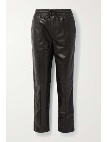 RAG & BONE Farris paneled leather tapered pants