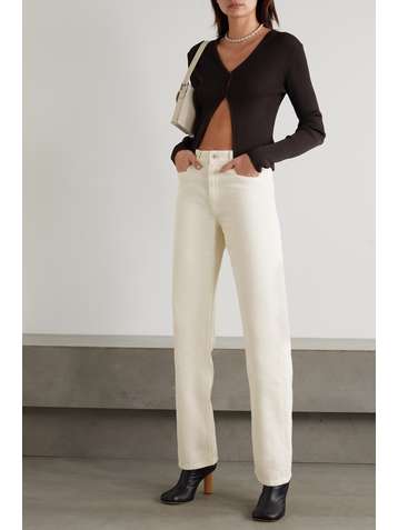 WANDLER Jean droit en coton biologique Poppy - NET SUSTAIN