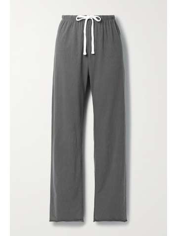 JAMES PERSE Cotton-jersey track pants